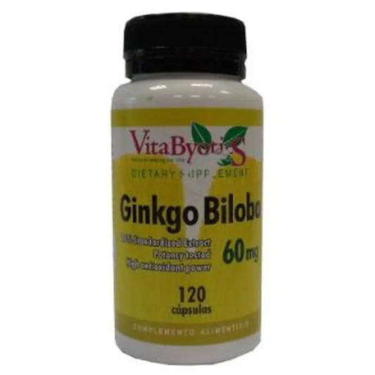 Vbyotics Ginkgo Biloba 60Mg. 120 Capsules