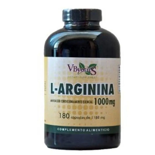 Vbyotics L-Arginine 1000Mg. 180 Capsules