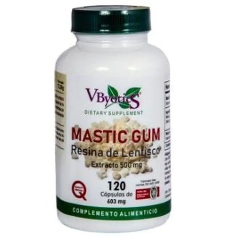 Vbyotics Mastic Gum Mastic Resin 120 Capsules