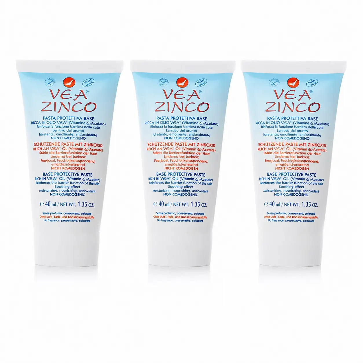 Voir Zinco Pâte protectrice 40 ml, lot de 3