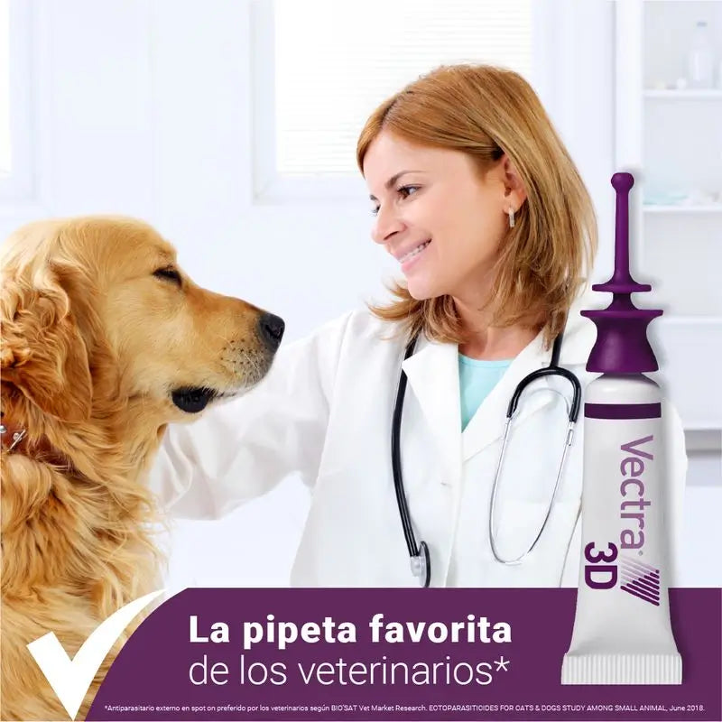 Vectra 3D Chien 25-40 kg, 3 pipettes