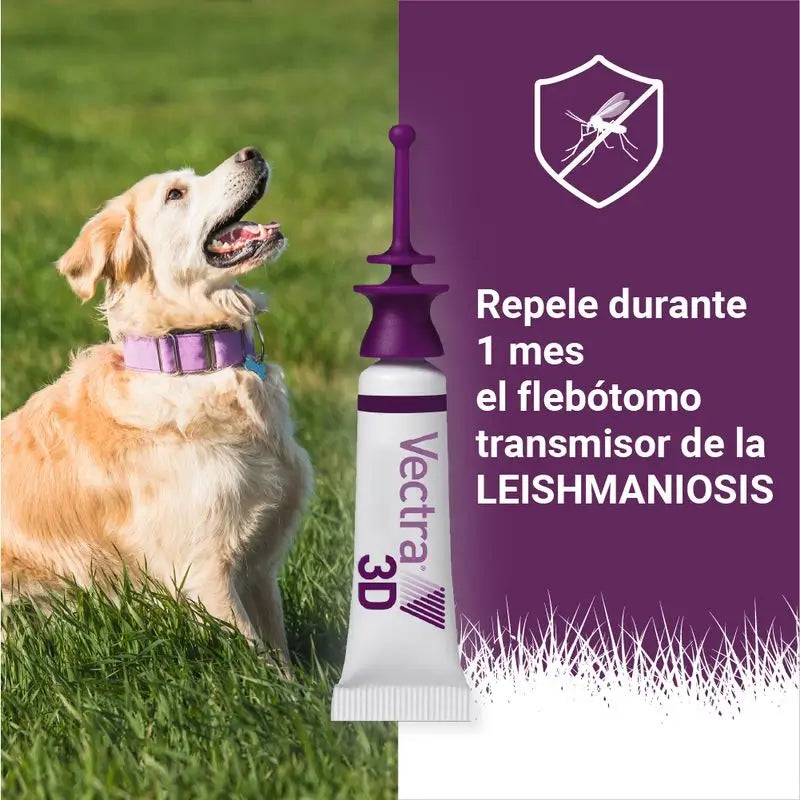 Vectra 3D Chien 4-10 kg 3 Pipettes
