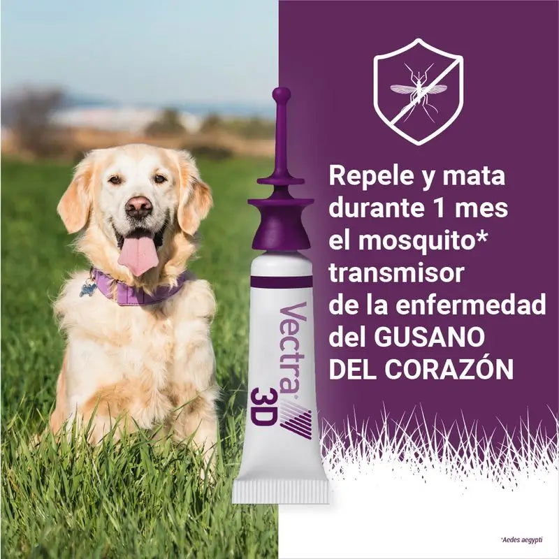 Vectra 3D Chien +40 kg, 3 pipettes