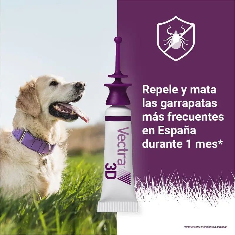 Vectra 3D Chien +40 kg, 3 pipettes