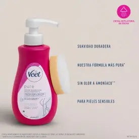 Veet Crème de douche dépilatoire Peau sensible 400 ml