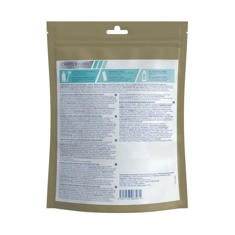 Virbac Veggiedent Zen Xs, Snack dentaire pour chiens de très petite race
