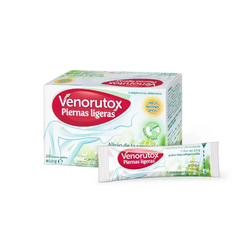 Venorutox Jambes légères, 20 sachets + appareil de massage