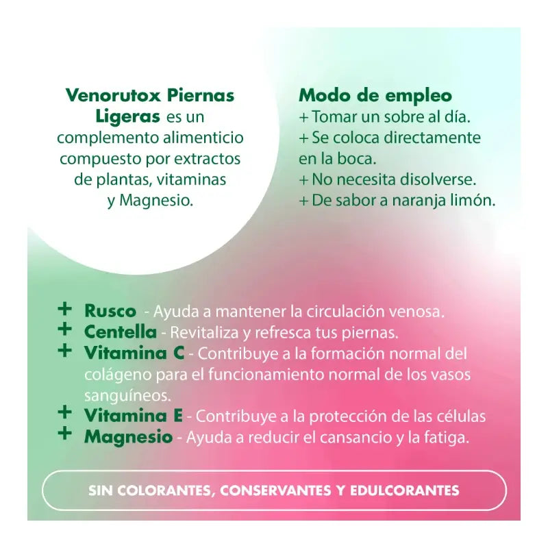 Venorutox Jambes légères, 20 sachets + appareil de massage