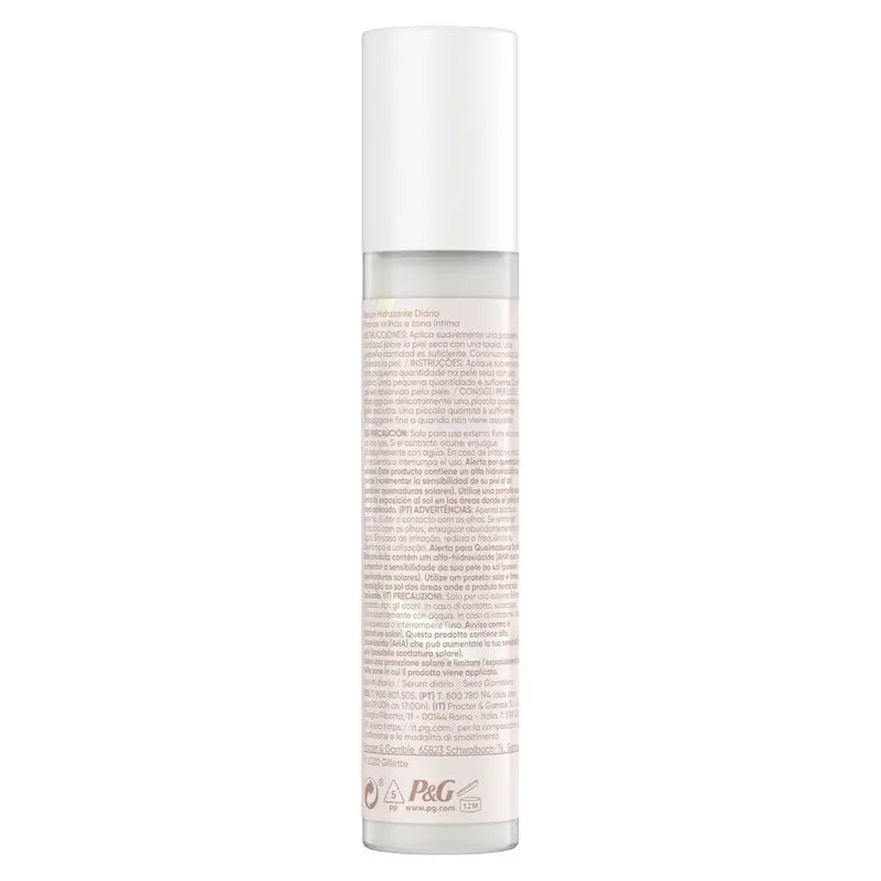 Venus Satin Care Sérum hydratant quotidien zone intime, 50 Ml
