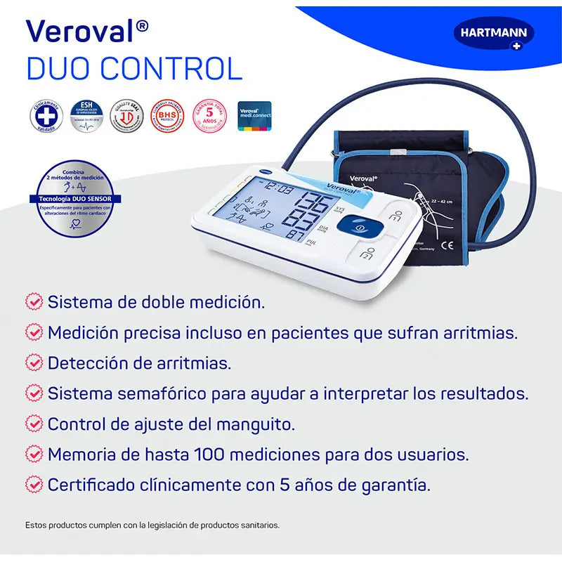 Sphygmomanomètre large Veroval Duo Control
