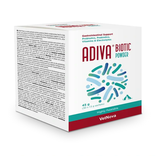 Vetnova Adiva Biotic Powder Envelopes 30X1,5G