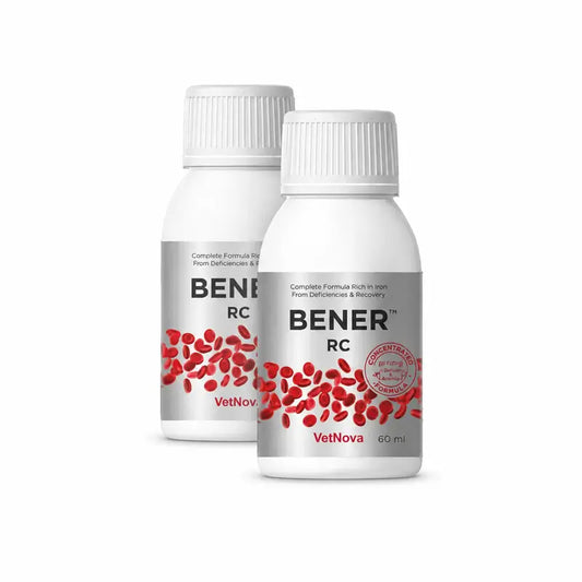 Vetnova Bener Rc Pack 2 x 60 ml, pour chiens et chats.