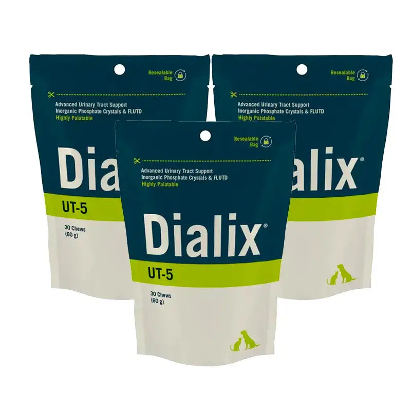 Vetnova Dialix UT-5, paquet de 3 x 30 comprimés à mâcher