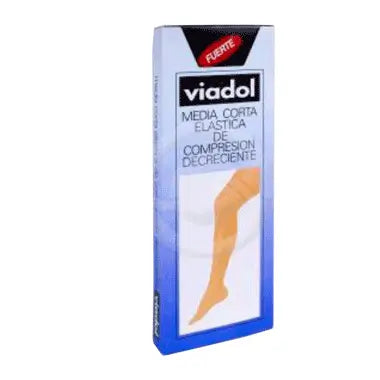 Viadol Short Stocking Strong Beige Medium Size