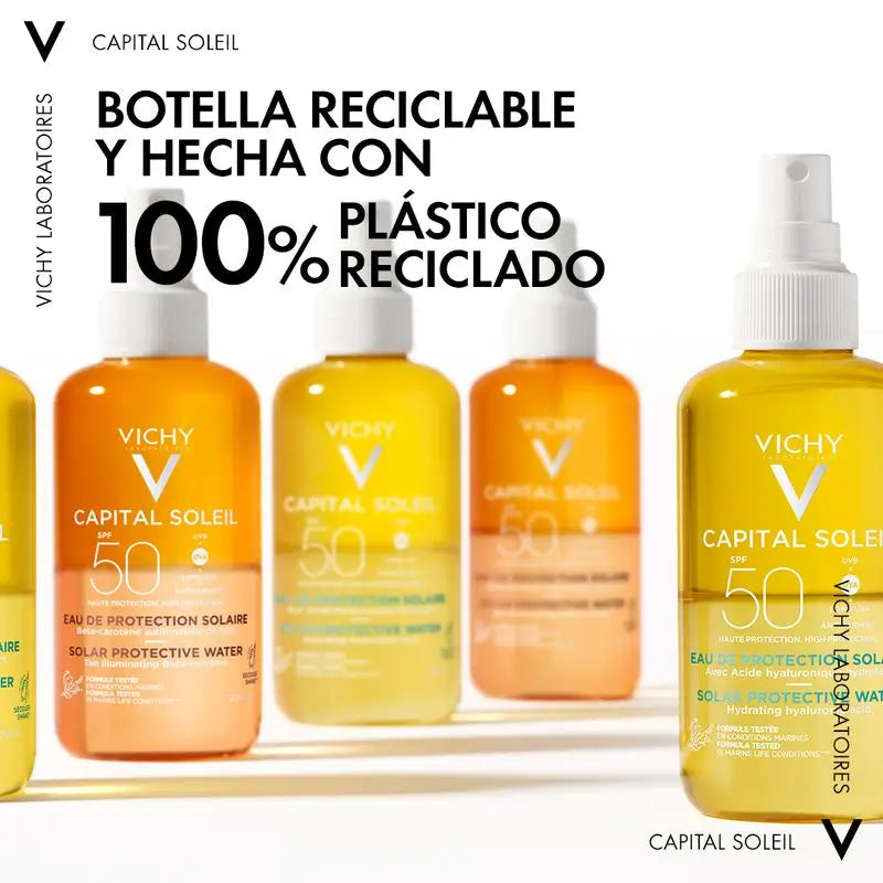 Vichy Capital Soleil Eau solaire protectrice SPF 50 Éclat, 200 ml