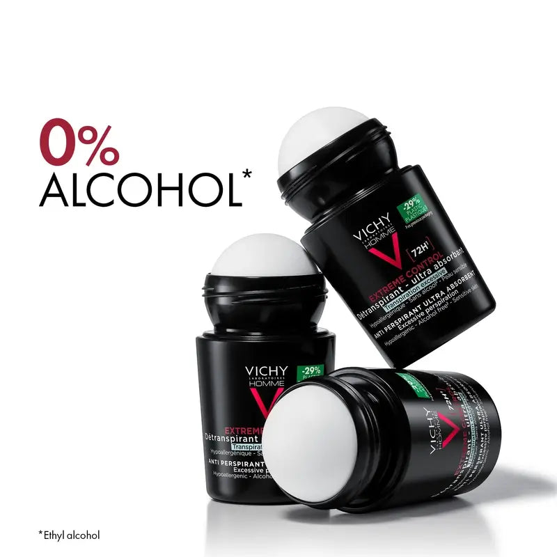 Vichy Homme Extreme Control Déodorant Anti-Transpirant 72H Roll-On 50 ml