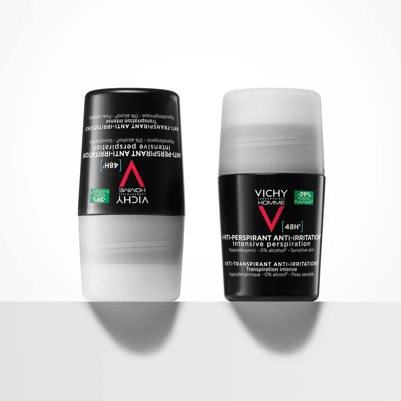 Vichy Homme Déodorant 48H Peau Sensible Roll-On 50 ml