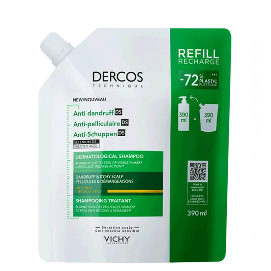 Vichy Dercos Technique Ecorefill Shampooing antipelliculaire sec