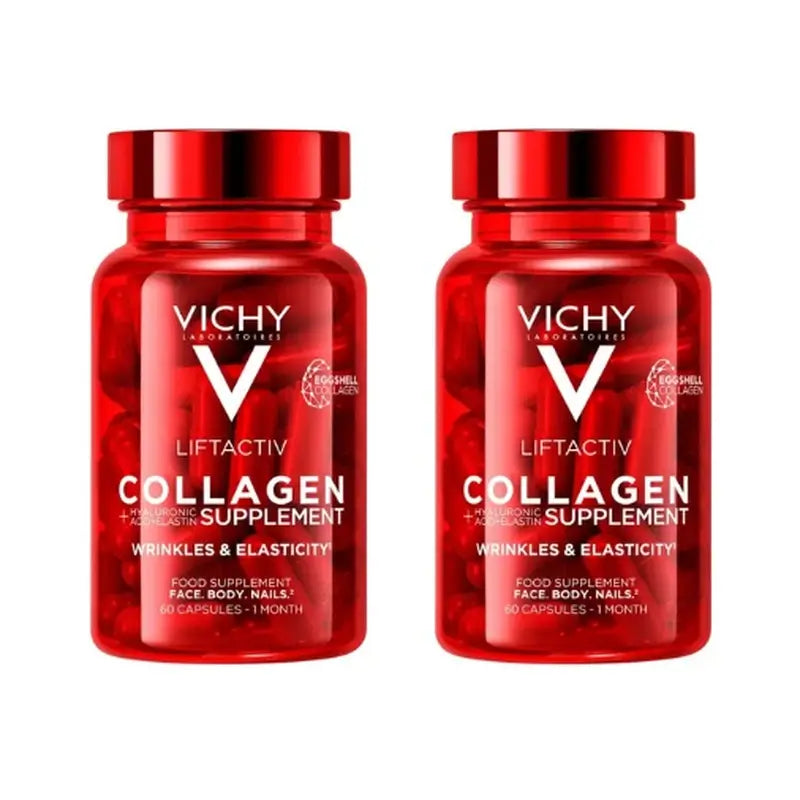 Vichy Liftactiv Anti-Aging Collagen With Vitamins And Minerals, 2X60 Capsules