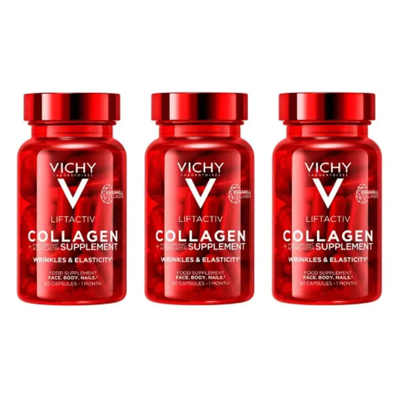 Vichy Liftactiv Anti-Aging Collagen With Vitamins And Minerals, 3X60 Capsules