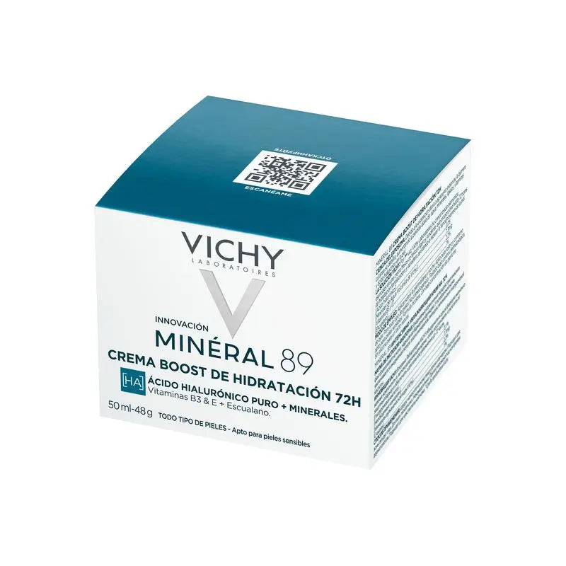 Vichy Minéral 89 Crème hydratante 72H Light, 50 ml