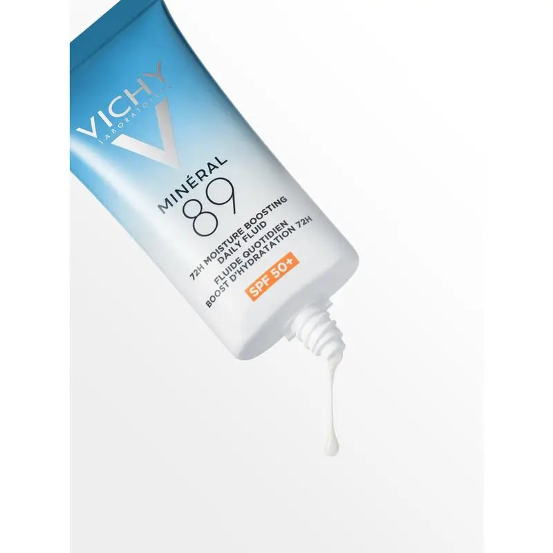 Vichy Minéral 89 Fluide Hydratant Quotidien 72H Spf50+, 50 ml
