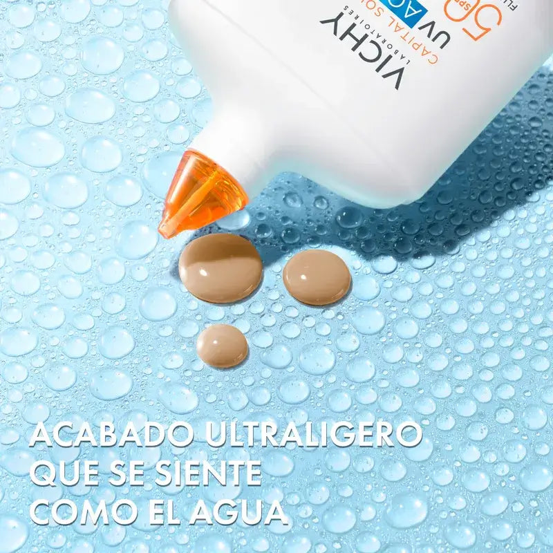 Vichy Solar Uv Aqua Hydrating Fluid Spf50 Medium Tone, 50 ml