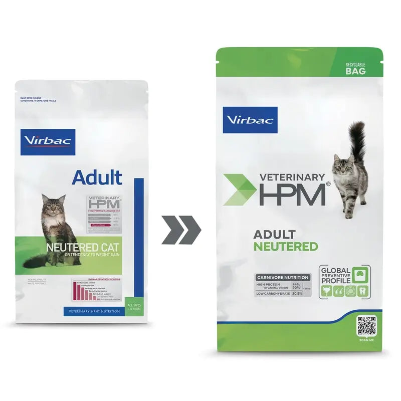 Virbac Hpm Sterilised Cat Adult Food 3 Kg, cat food