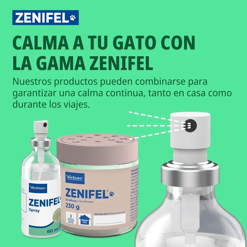 Virbac Zenifel Spray Chats, 60Ml