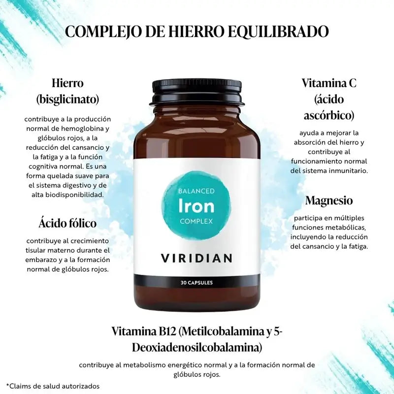 Viridian Balanced Iron Complex 30Cap.Veg.