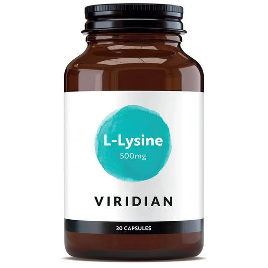 Viridian L-Lysine 500Mg. 30Caps.