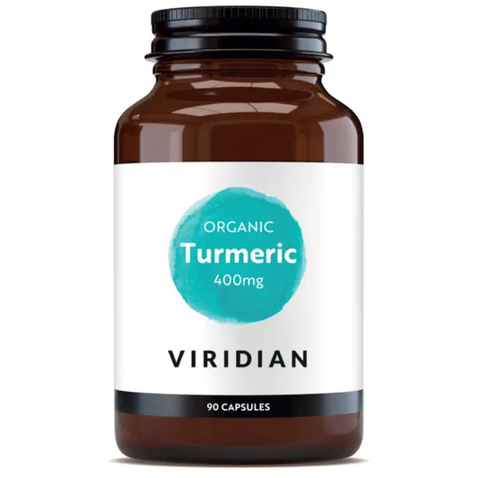 Viridian Plantas Curcuma biologique 400 mg, 90 gélules