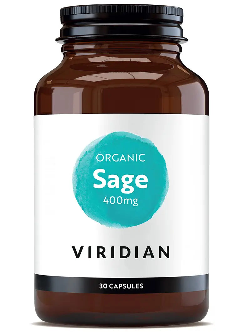 Viridian Salvia Bio 400Mg - 30 Veg Caps, 30 capsules