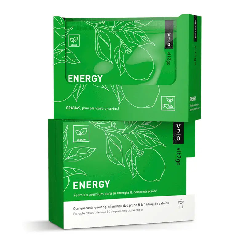 Vit2Go Energy Natural Energy and Concentration Supplement, 10 sachets
