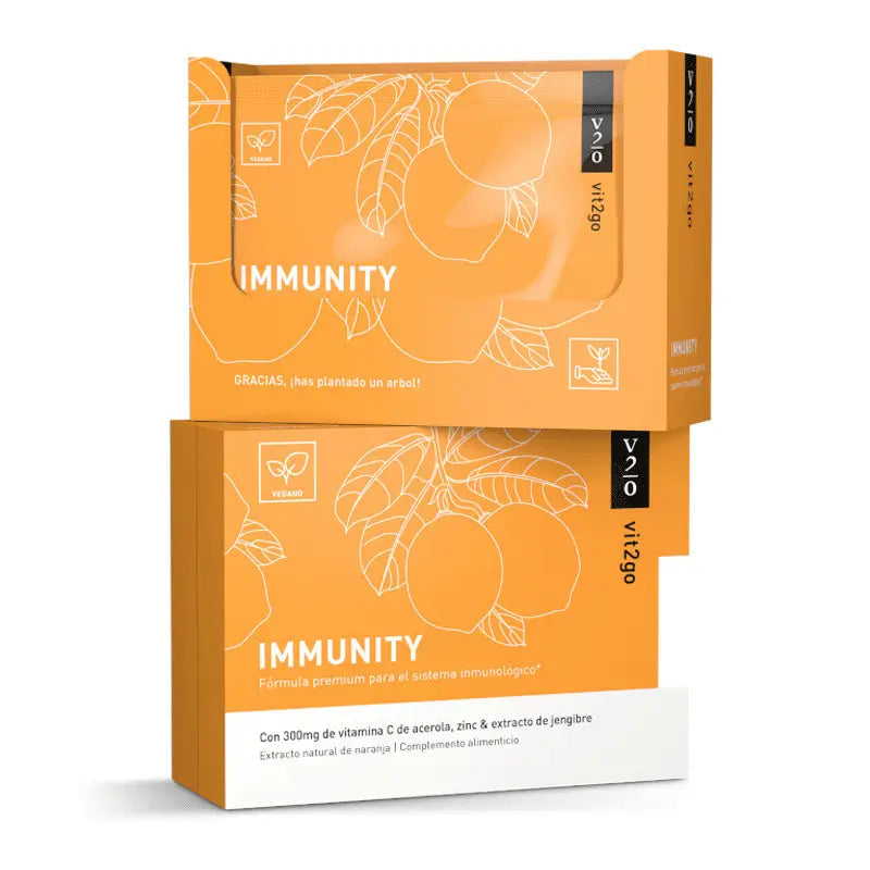 Vit2Go Immunity Natural Supplement For Immune System Strengthening, 10 sachets