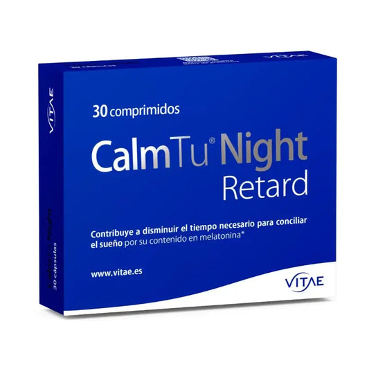 CalmTu Night Retard 60 comprimés - Sommeil continu grâce à la valériane et à la mélatonine