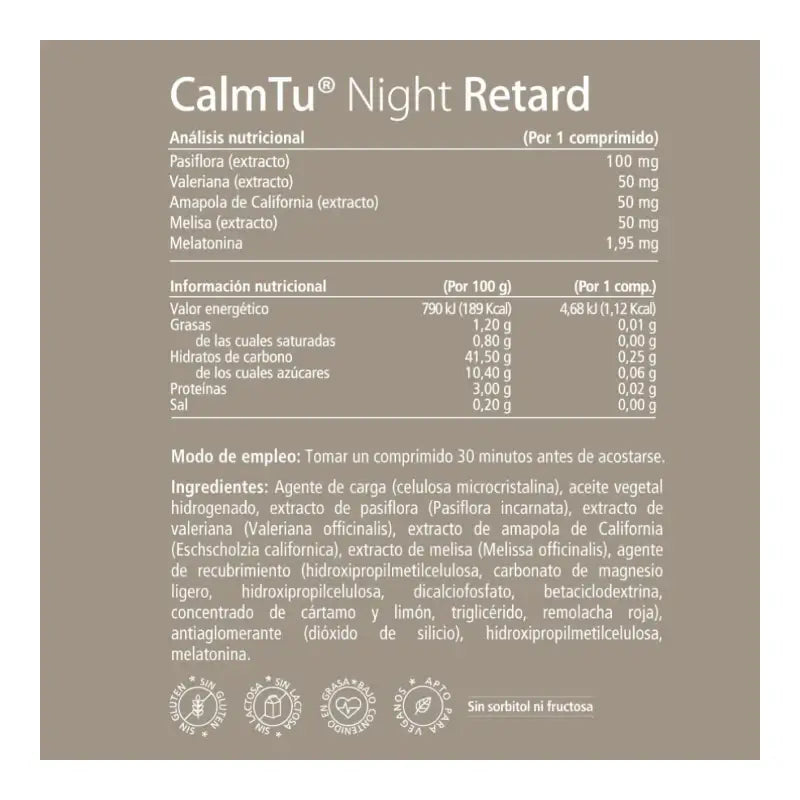 VITAE CalmTu Night Retard, 60 comprimés
