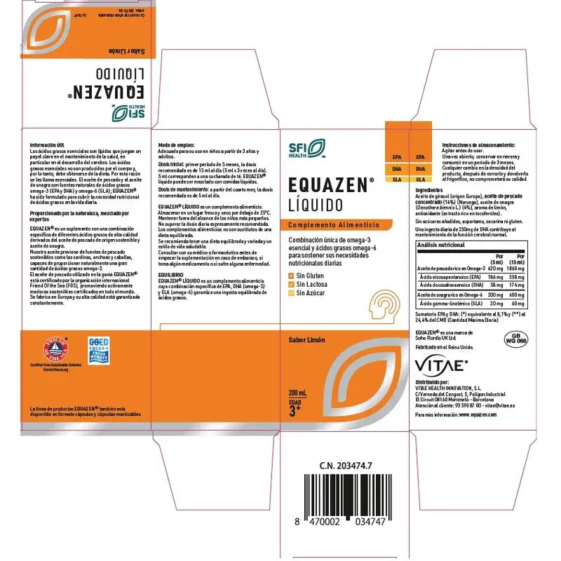 VITAE Equazen liquide, 200ml