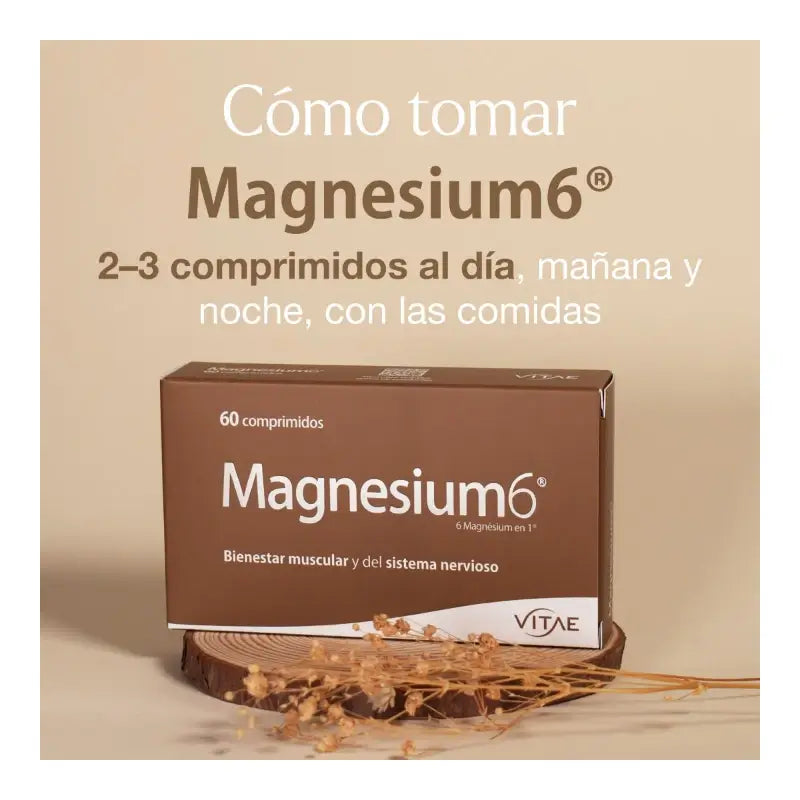 VITAE Magnésium6, 60 comprimés