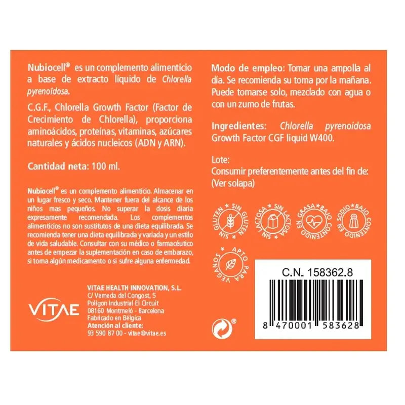 VITAE Nubiocell, 10 blisters