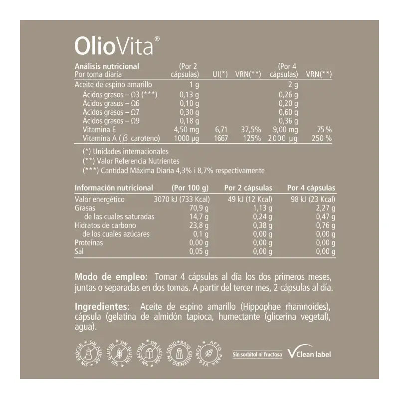 VITAE Oliovita, 120 gélules