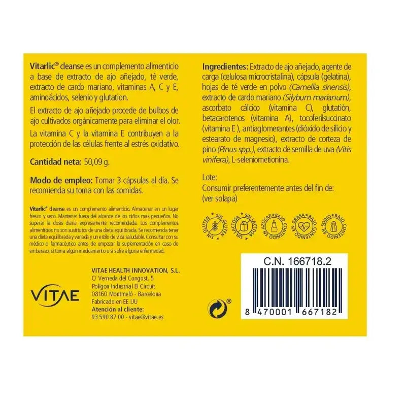 Vitae Detox Pack (Chlorella 60 + Vitarlic Cleanse 90)