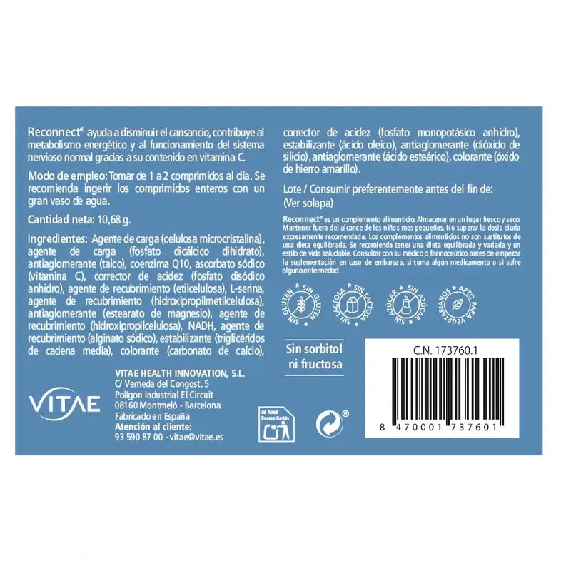 VITAE Reconnect, 15 comprimés