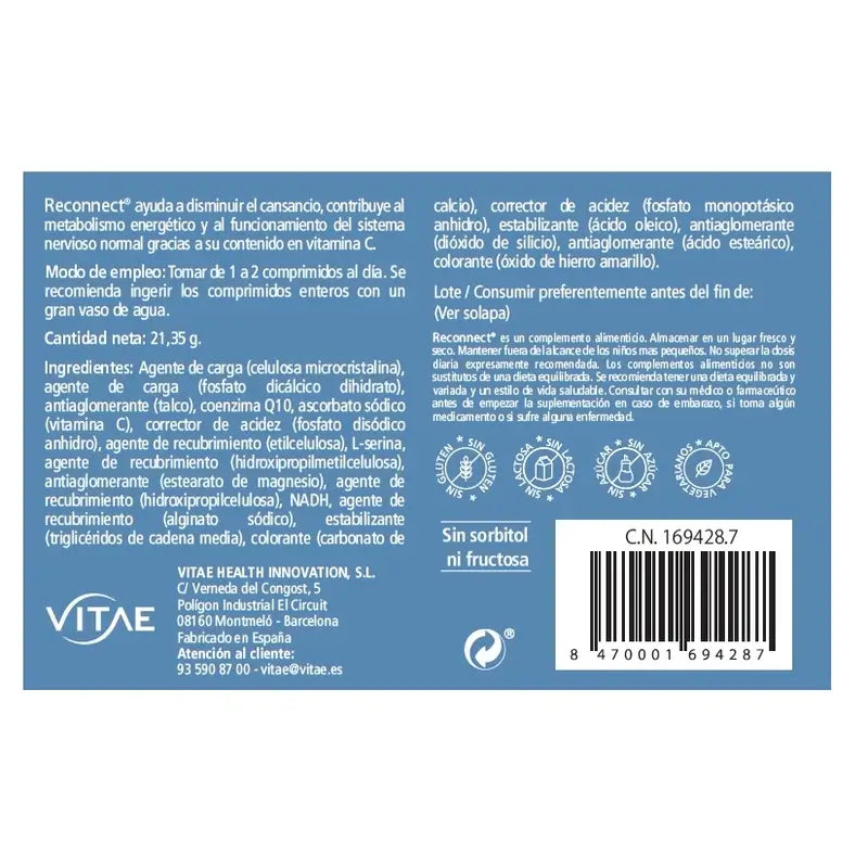 VITAE Reconnect, 30 comprimés