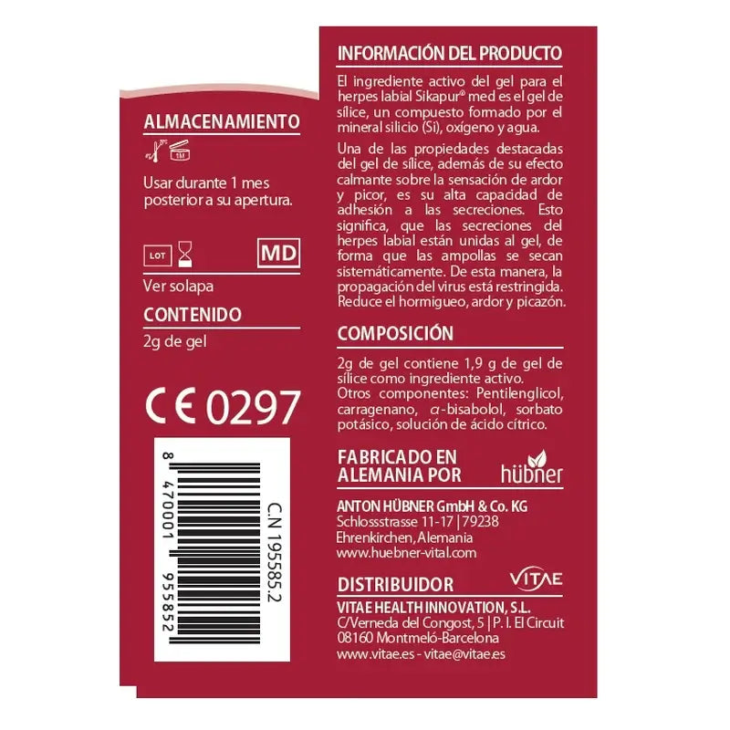 VITAE Sikapur Lip Sores, 2gr