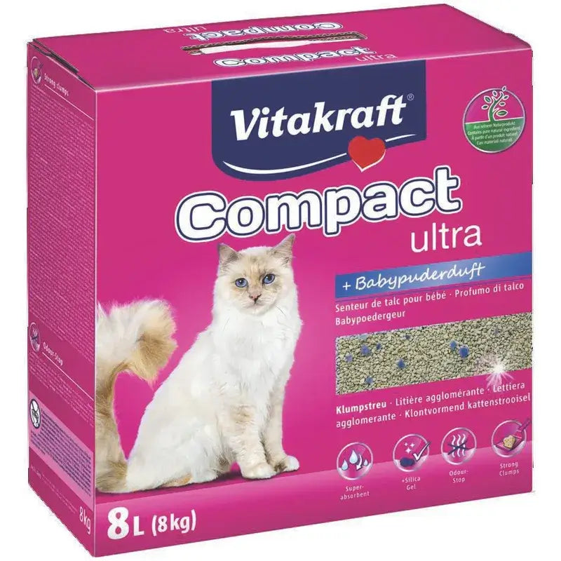 Vitakraft Arena Litière agglomérante ultra-siliceuse 8 kg