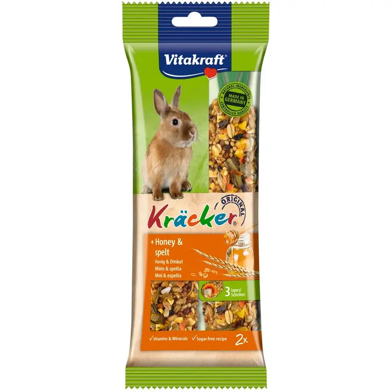 Vitakraft Barres pour lapin nain au miel, 5 x 2 unités