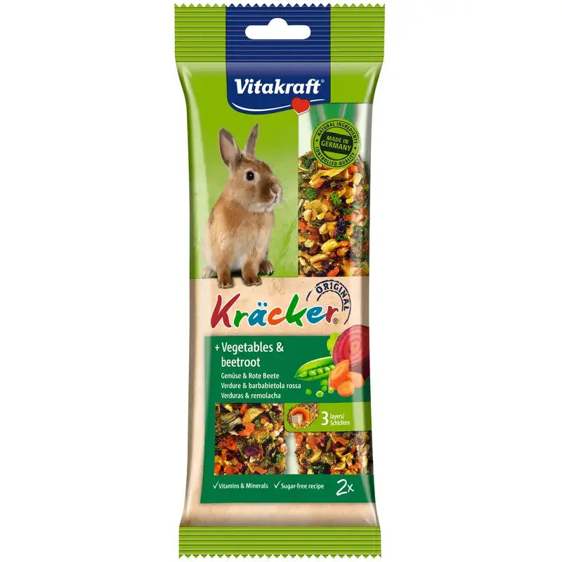 Vitakraft Bâtonnets « Lapin nain et légumes » 5 x 2 unités