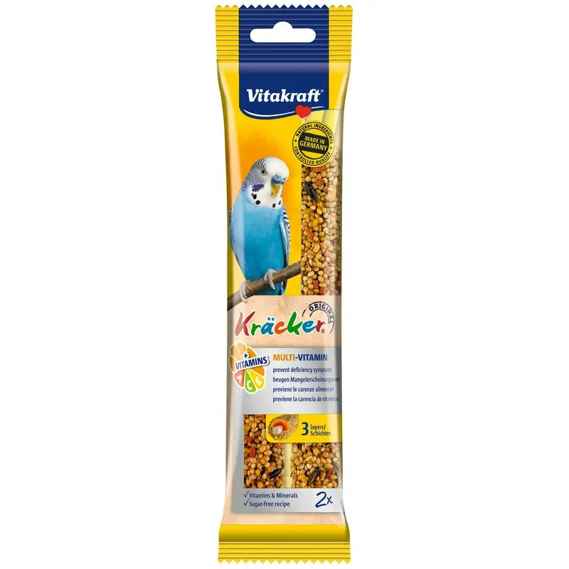 Vitakraft Barres multivitaminées pour perruches, 7 x 2 unités