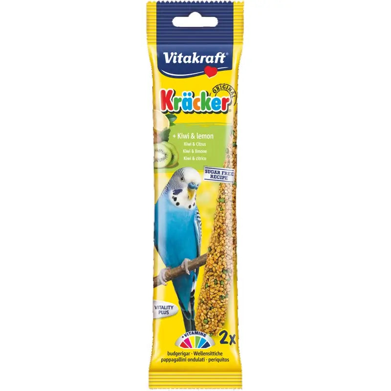 Vitakraft Barres pour perruches au kiwi et au citron, 7 x 2 unités